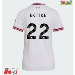 Liverpool Hugo Ekitike #22 Segunda Equipación Mujer 2026-27 Manga Corta